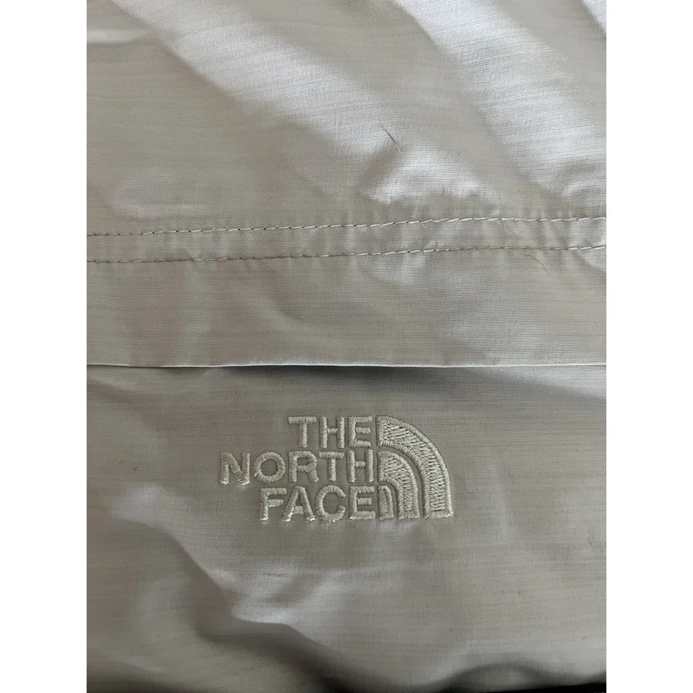 North Face Boys Large 14/16 Ski Snowboarding Jacket Silver Zipper Hoodie Winter